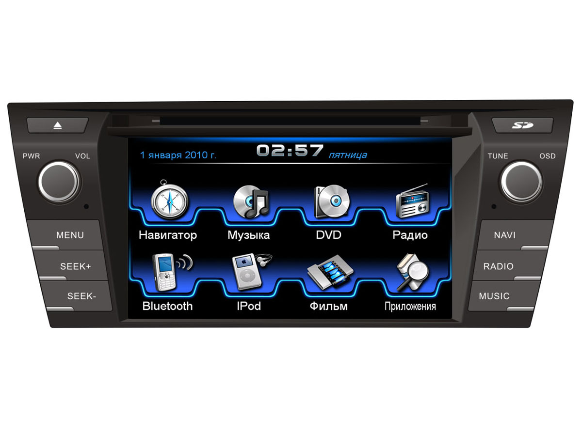 Штатная автомагнитола Toyota Corolla (2013 - 2016) с GPS-навигацией и Bluetooth Incar CHR-2244 CO